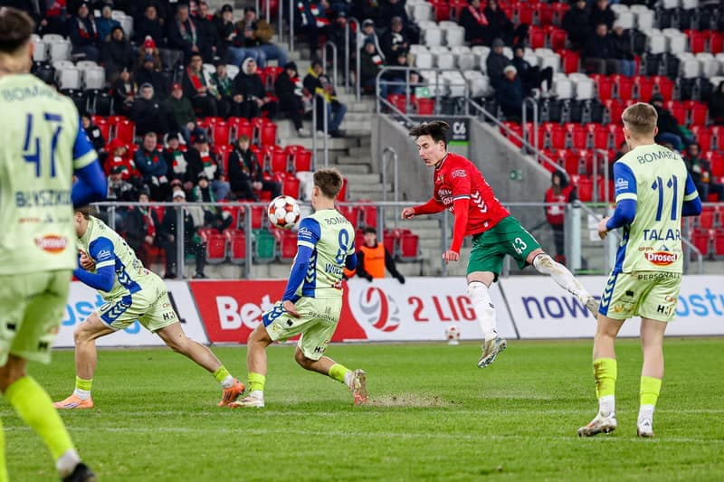 Football. Betclic 2 Liga. Zaglebie Sosnowiec - Sandecja Nowy Sacz. 24.02.2026