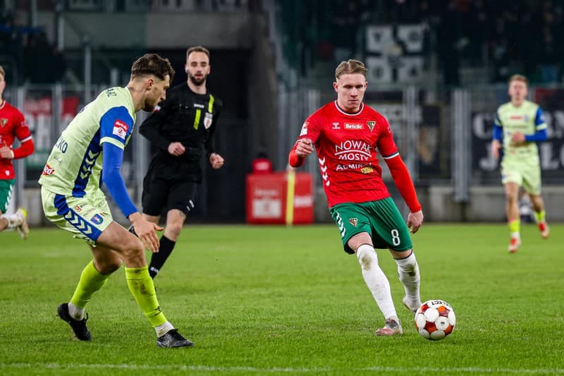 Football. Betclic 2 Liga. Zaglebie Sosnowiec - Sandecja Nowy Sacz. 24.02.2026