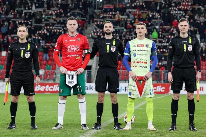 Football. Betclic 2 Liga. Zaglebie Sosnowiec - Sandecja Nowy Sacz. 24.02.2026