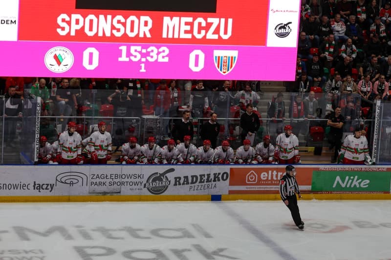 Ice Hockey. Tauron Hokej Liga. Zaglebie Sosnowiec - Polonia Bytom. 24.10.2025