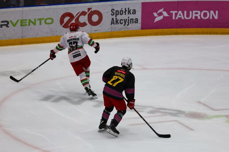 Ice Hockey. Tauron Hokej Liga. Zaglebie Sosnowiec - Polonia Bytom. 24.10.2025