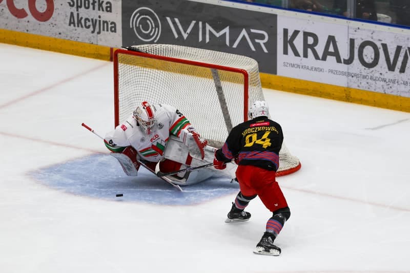 Ice Hockey. Tauron Hokej Liga. Zaglebie Sosnowiec - Polonia Bytom. 24.10.2025