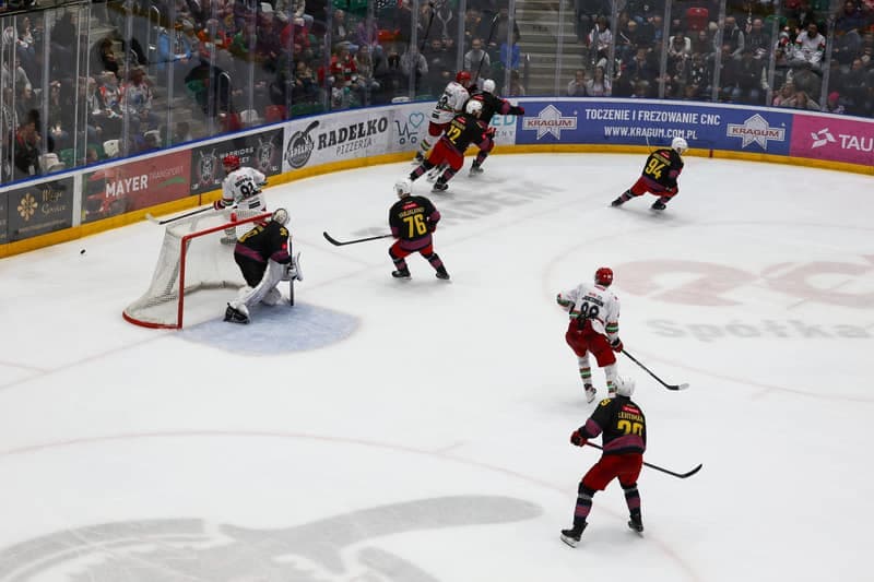 Ice Hockey. Tauron Hokej Liga. Zaglebie Sosnowiec - Polonia Bytom. 24.10.2025