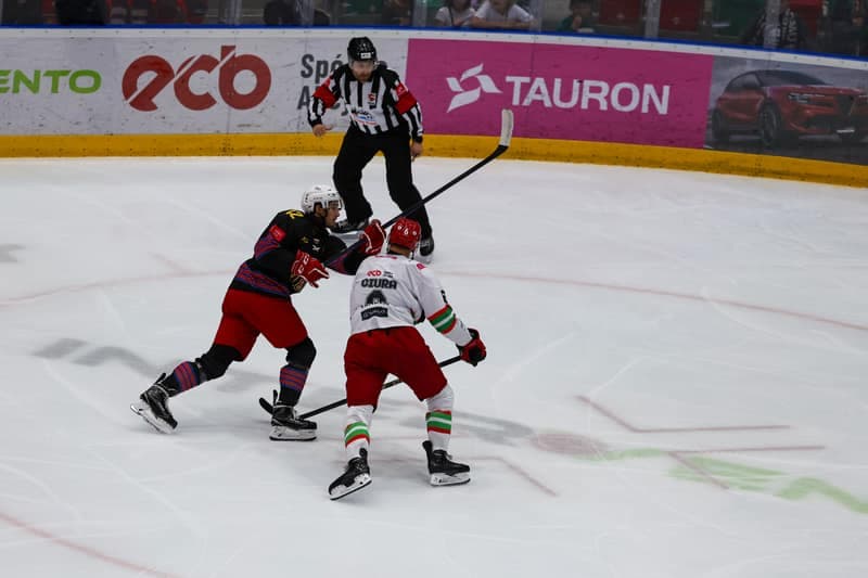 Ice Hockey. Tauron Hokej Liga. Zaglebie Sosnowiec - Polonia Bytom. 24.10.2025