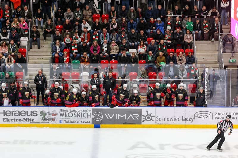 Ice Hockey. Tauron Hokej Liga. Zaglebie Sosnowiec - Polonia Bytom. 24.10.2025