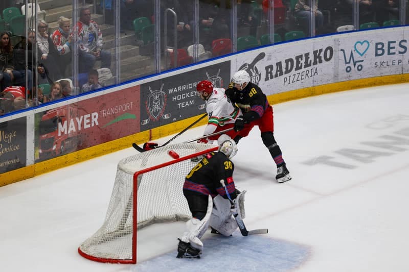 Ice Hockey. Tauron Hokej Liga. Zaglebie Sosnowiec - Polonia Bytom. 24.10.2025