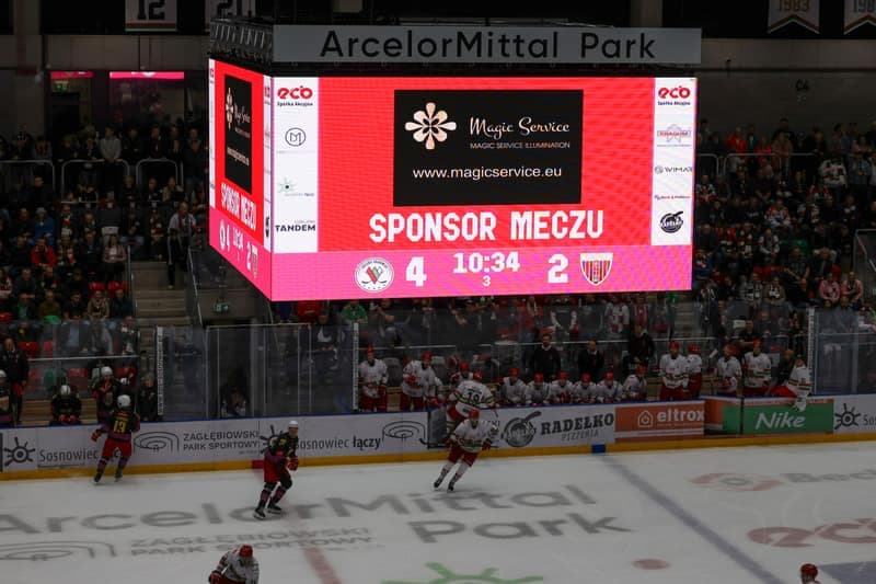 Ice Hockey. Tauron Hokej Liga. Zaglebie Sosnowiec - Polonia Bytom. 24.10.2025