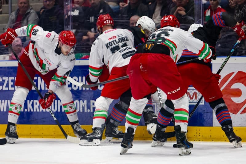 Ice Hockey. Tauron Hokej Liga. Zaglebie Sosnowiec - Polonia Bytom. 24.10.2025