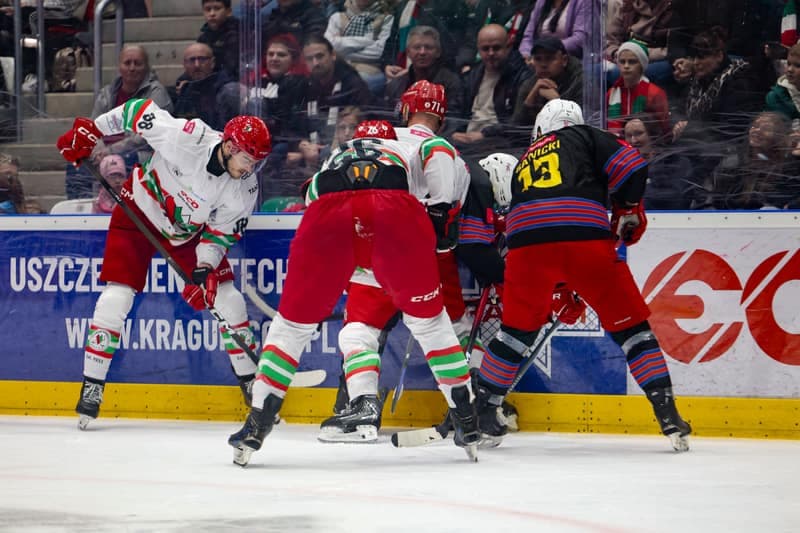 Ice Hockey. Tauron Hokej Liga. Zaglebie Sosnowiec - Polonia Bytom. 24.10.2025