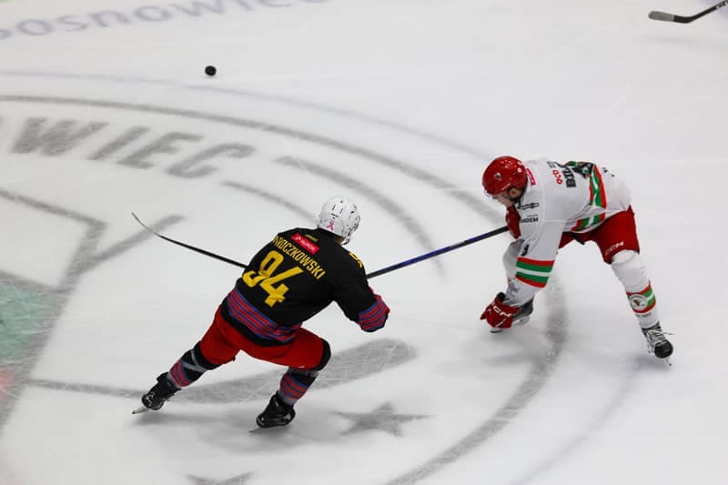Ice Hockey. Tauron Hokej Liga. Zaglebie Sosnowiec - Polonia Bytom. 24.10.2025