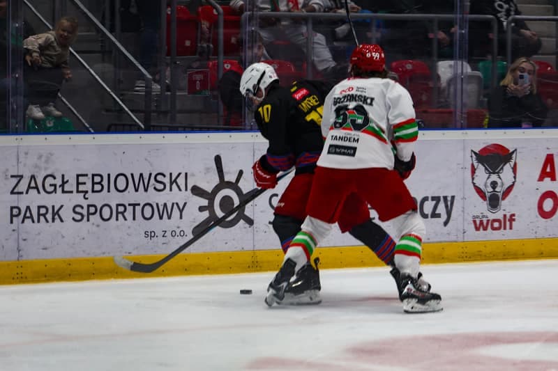 Ice Hockey. Tauron Hokej Liga. Zaglebie Sosnowiec - Polonia Bytom. 24.10.2025
