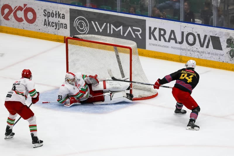 Ice Hockey. Tauron Hokej Liga. Zaglebie Sosnowiec - Polonia Bytom. 24.10.2025