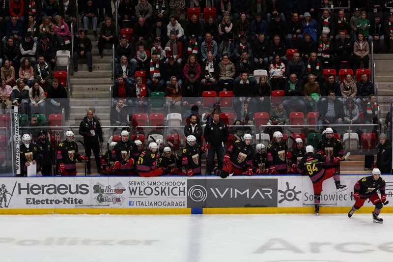Ice Hockey. Tauron Hokej Liga. Zaglebie Sosnowiec - Polonia Bytom. 24.10.2025
