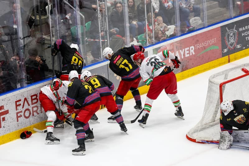 Ice Hockey. Tauron Hokej Liga. Zaglebie Sosnowiec - Polonia Bytom. 24.10.2025