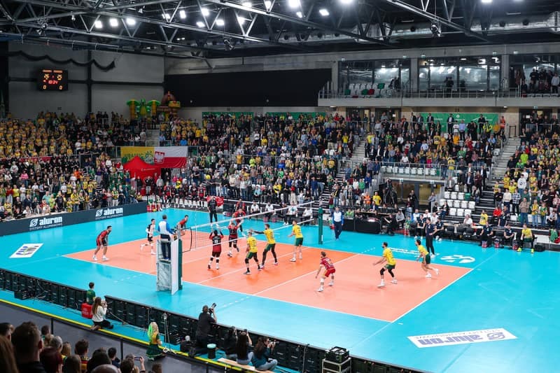 Volleyball. CEV Champions League. Aluron CMC Warta Zawiercie - Asseco Resovia Rzeszow. 10.12.2025