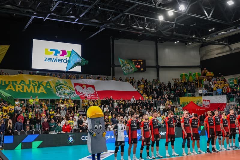 Volleyball. CEV Champions League. Aluron CMC Warta Zawiercie - Asseco Resovia Rzeszow. 10.12.2025