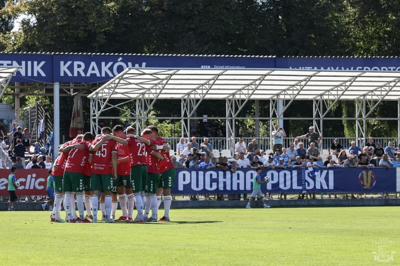 Football. Fortuna Puchar Polski. Hutnik Krakow - Zaglebie Sosnowiec. 05.08.2025
