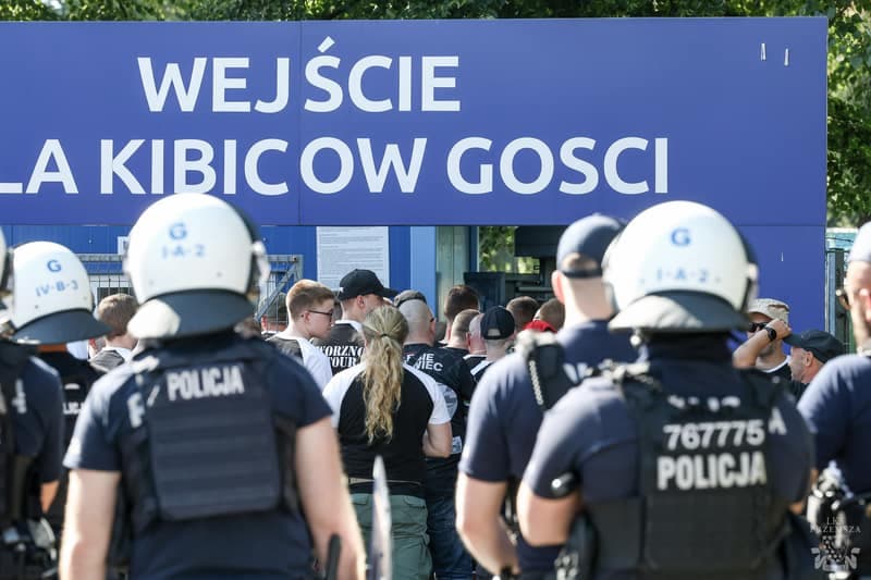 Football. Fortuna Puchar Polski. Hutnik Krakow - Zaglebie Sosnowiec. 05.08.2025