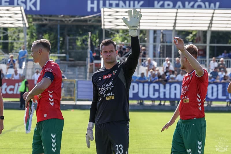 Football. Fortuna Puchar Polski. Hutnik Krakow - Zaglebie Sosnowiec. 05.08.2025