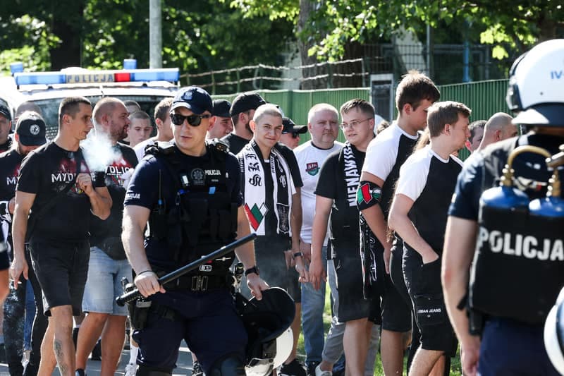 Football. Fortuna Puchar Polski. Hutnik Krakow - Zaglebie Sosnowiec. 05.08.2025
