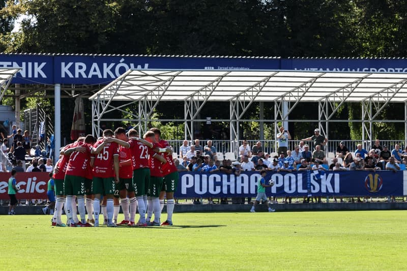 Football. Fortuna Puchar Polski. Hutnik Krakow - Zaglebie Sosnowiec. 05.08.2025