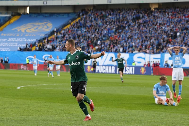 Football. Polish Cup. Ruch Chorzow - Legia Warsaw. 02.04.2025