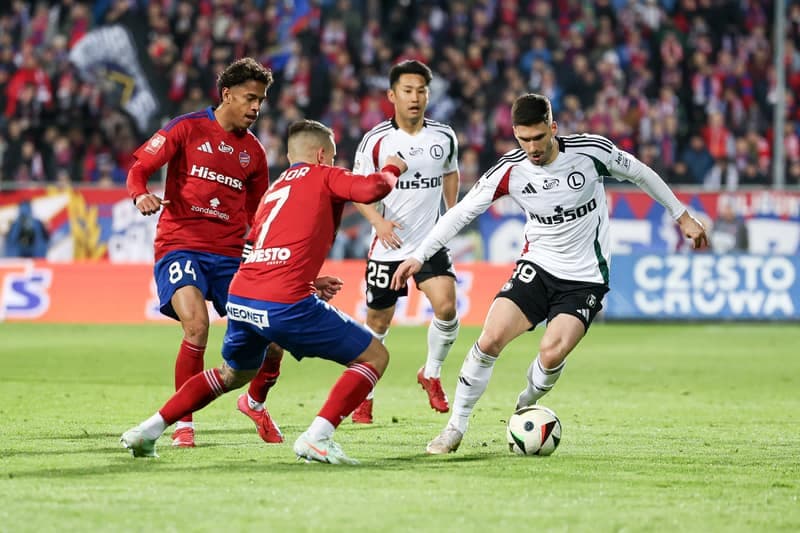 Football. PKO BP Ekstraklasa. Rakow Czestochowa - Legia Warsaw. 16.03.2025