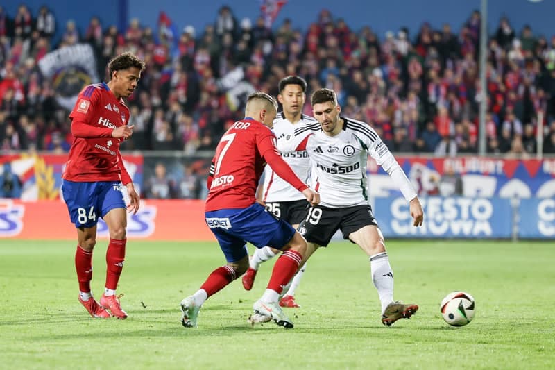Football. PKO BP Ekstraklasa. Rakow Czestochowa - Legia Warsaw. 16.03.2025