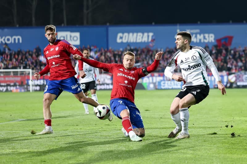 Football. PKO BP Ekstraklasa. Rakow Czestochowa - Legia Warsaw. 16.03.2025