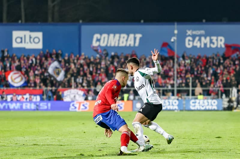Football. PKO BP Ekstraklasa. Rakow Czestochowa - Legia Warsaw. 16.03.2025