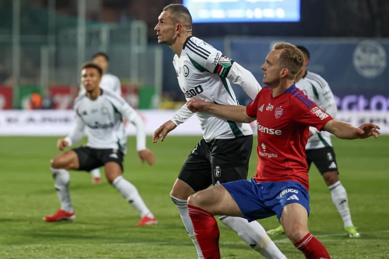 Football. PKO BP Ekstraklasa. Rakow Czestochowa - Legia Warsaw. 16.03.2025