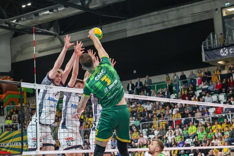 Volleyball. Champions League. Aluron CMC Warta Zawiercie - Milano. 29.01.2025
