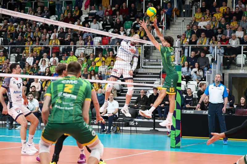 Volleyball. Champions League. Aluron CMC Warta Zawiercie - Milano. 29.01.2025