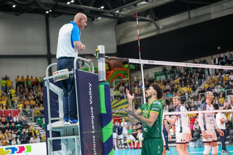 Volleyball. Champions League. Aluron CMC Warta Zawiercie - Milano. 29.01.2025