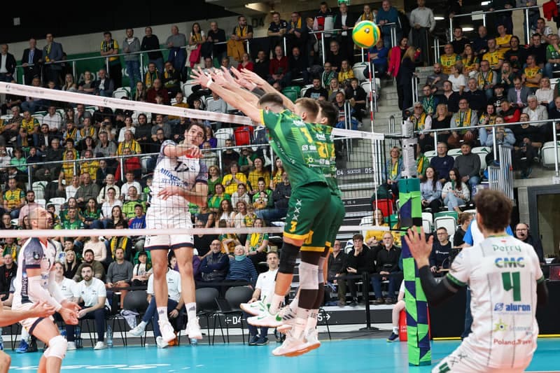 Volleyball. Champions League. Aluron CMC Warta Zawiercie - Milano. 29.01.2025