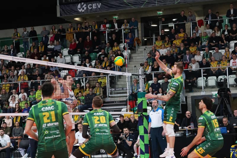 Volleyball. Champions League. Aluron CMC Warta Zawiercie - Milano. 29.01.2025