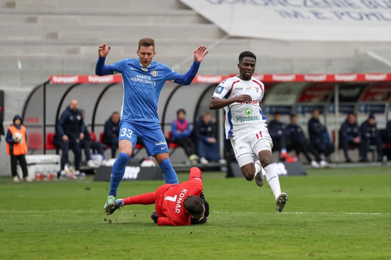 Football. PKO BP Ekstraklasa. Gornik Zabrze - Puszcza Niepolomice. 02.02.2025