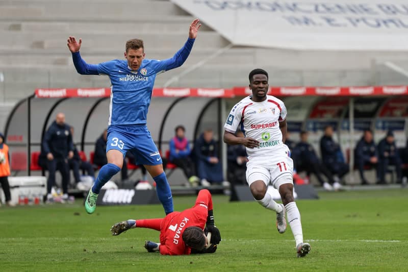Football. PKO BP Ekstraklasa. Gornik Zabrze - Puszcza Niepolomice. 02.02.2025