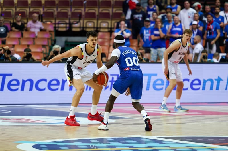 Koszykowka. Eurobasket 2025, Belgia - Francja, Katowice, 28.08.2025