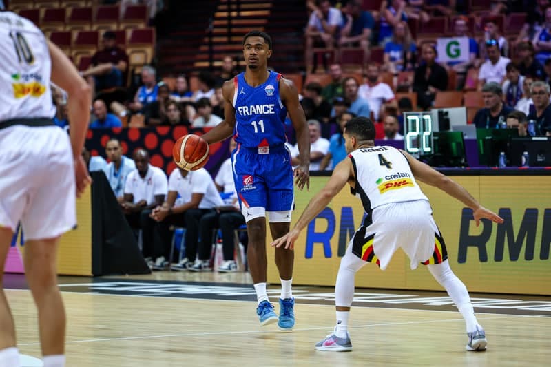 Koszykowka. Eurobasket 2025, Belgia - Francja, Katowice, 28.08.2025