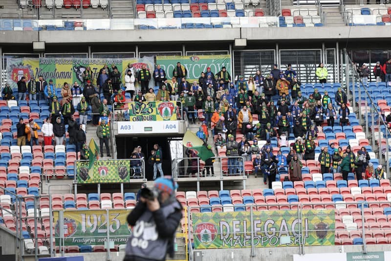 Football. PKO BP Ekstraklasa. Gornik Zabrze - Puszcza Niepolomice. 02.02.2025