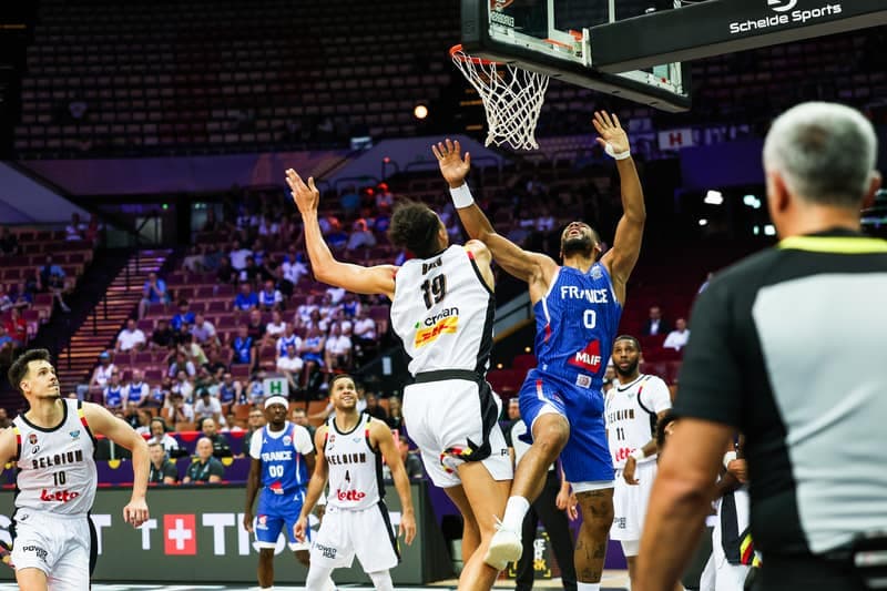 Koszykowka. Eurobasket 2025, Belgia - Francja, Katowice, 28.08.2025