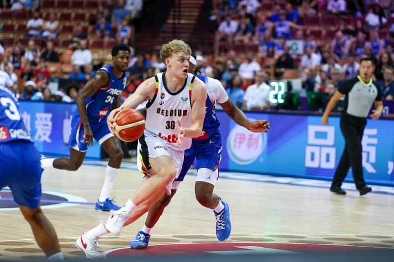 Koszykowka. Eurobasket 2025, Belgia - Francja, Katowice, 28.08.2025