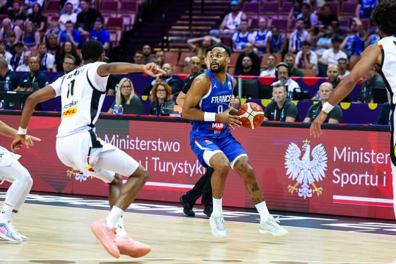 Koszykowka. Eurobasket 2025, Belgia - Francja, Katowice, 28.08.2025