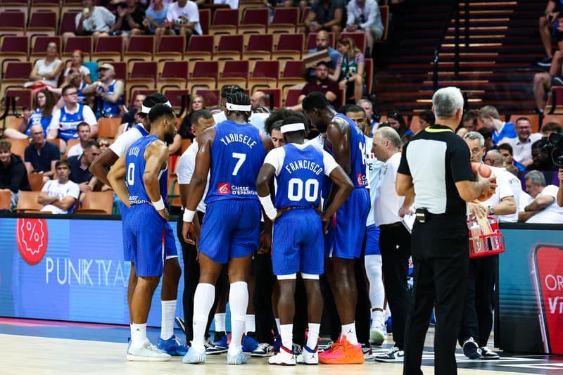Koszykowka. Eurobasket 2025, Belgia - Francja, Katowice, 28.08.2025