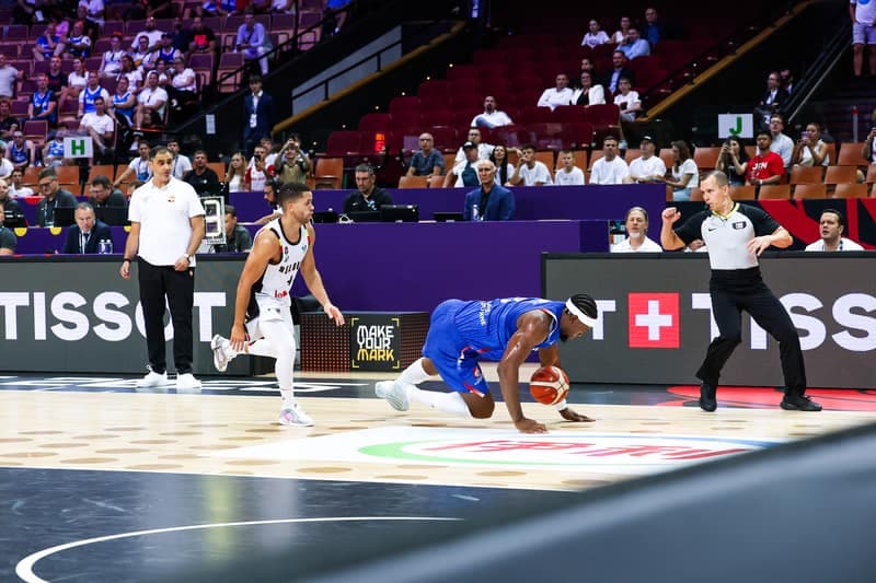 Koszykowka. Eurobasket 2025, Belgia - Francja, Katowice, 28.08.2025