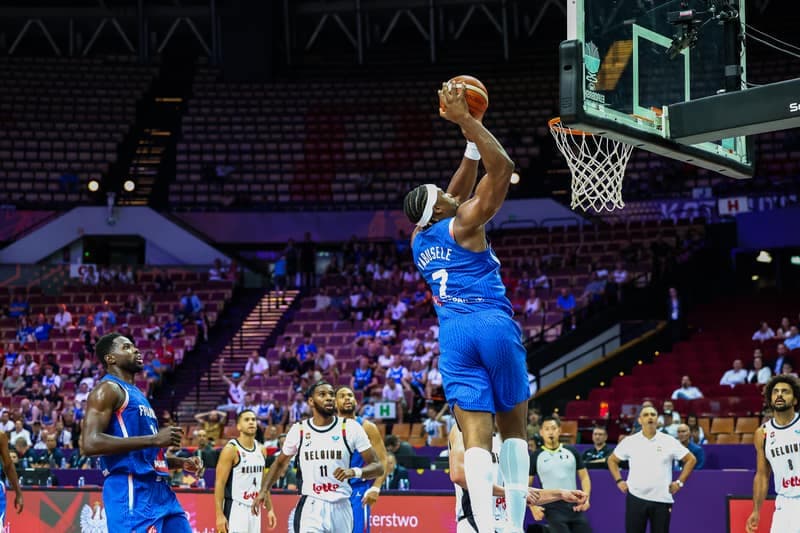 Koszykowka. Eurobasket 2025, Belgia - Francja, Katowice, 28.08.2025