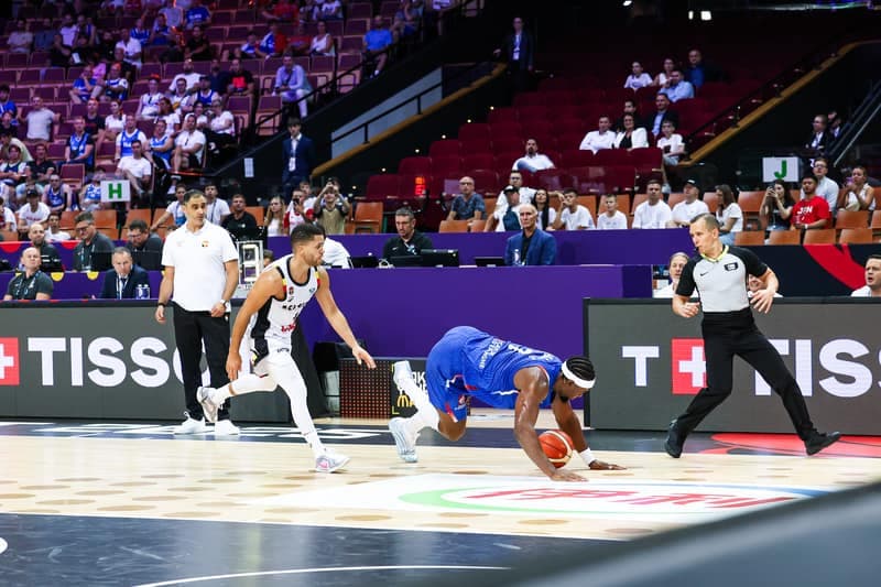 Koszykowka. Eurobasket 2025, Belgia - Francja, Katowice, 28.08.2025