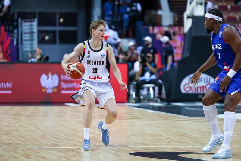 Koszykowka. Eurobasket 2025, Belgia - Francja, Katowice, 28.08.2025