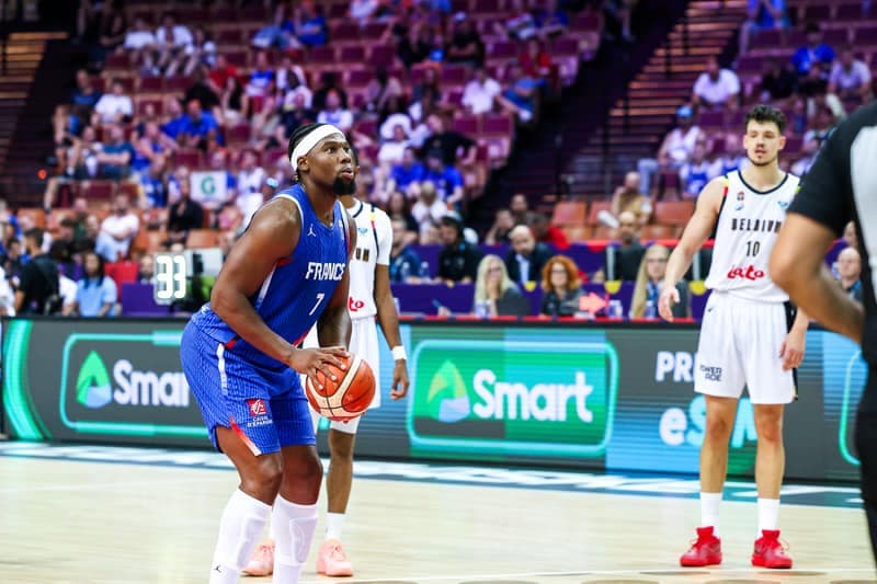 Koszykowka. Eurobasket 2025, Belgia - Francja, Katowice, 28.08.2025